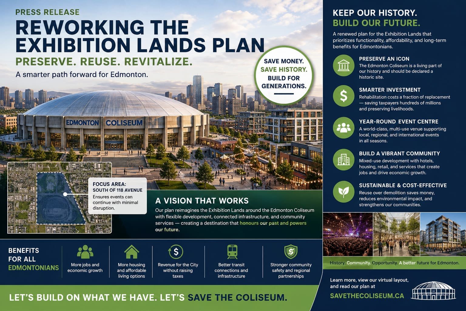 Reworking the Exhibition Lands Plan